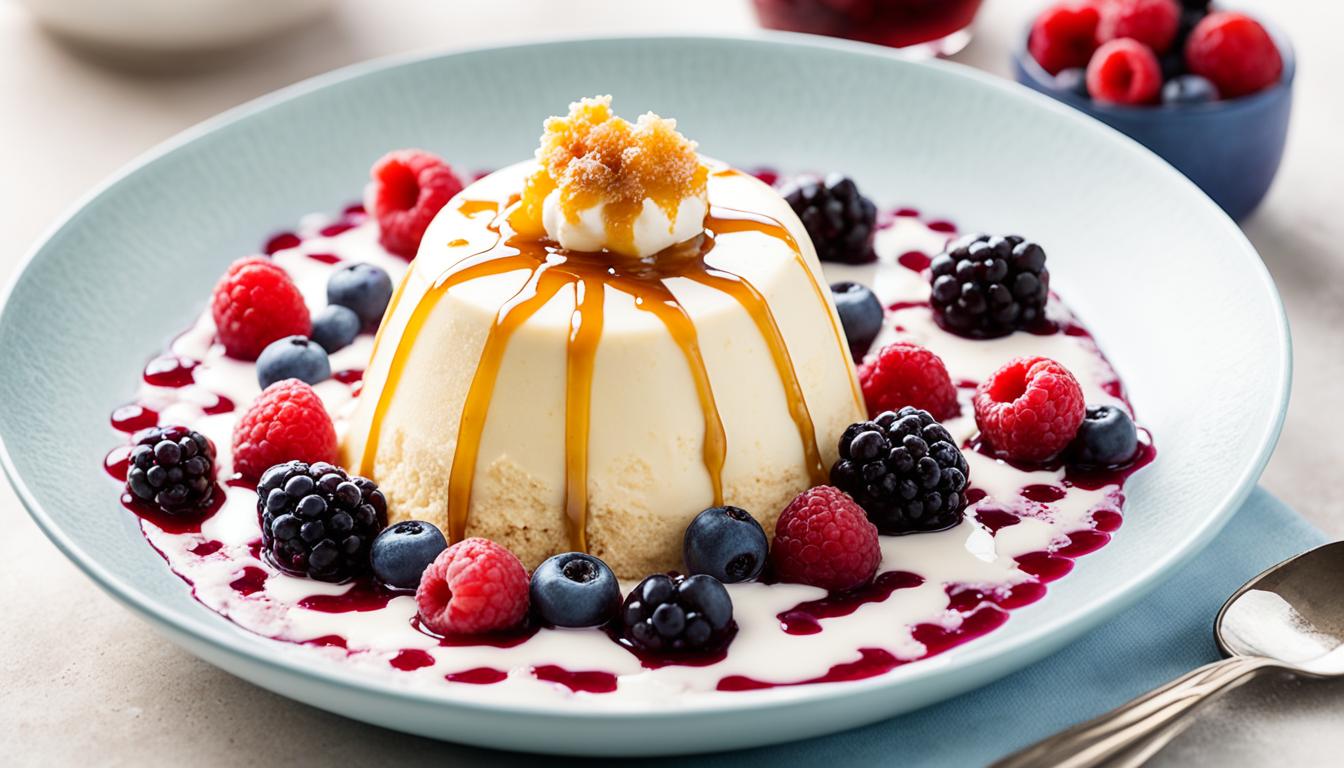 honey semifreddo frozen italian dessert