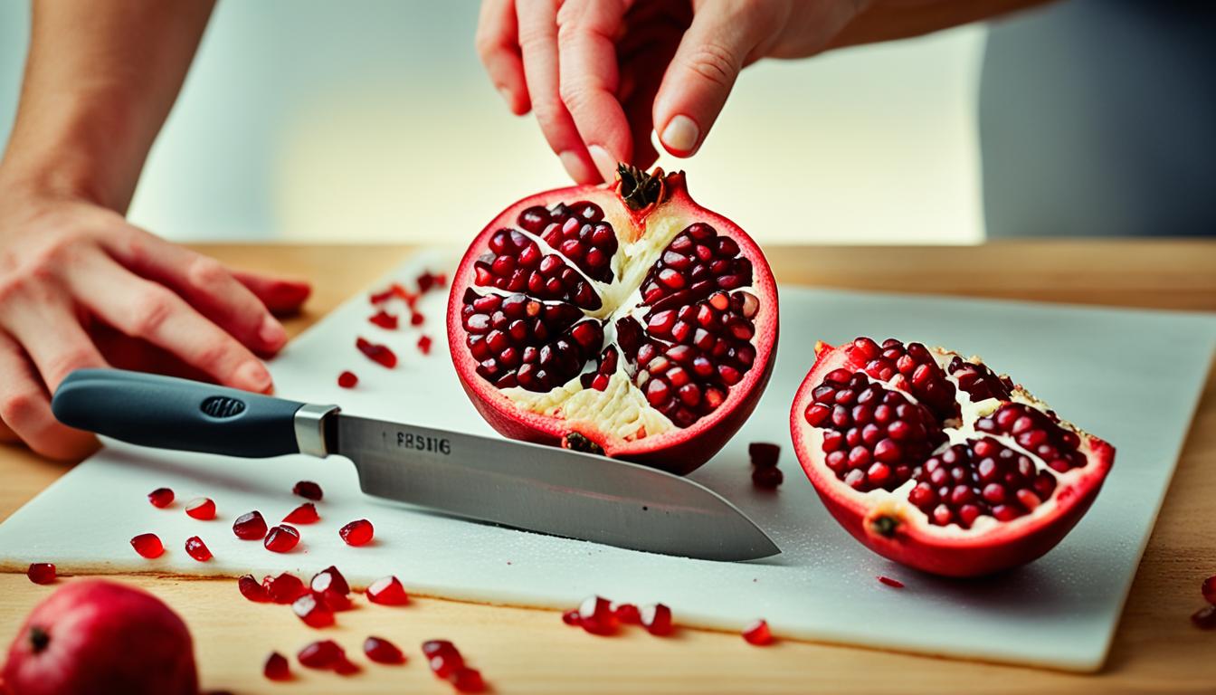 how to juice a pomegranate