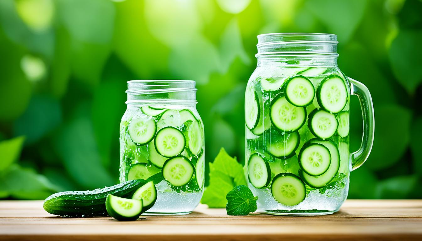 how to make cucumber flavored water