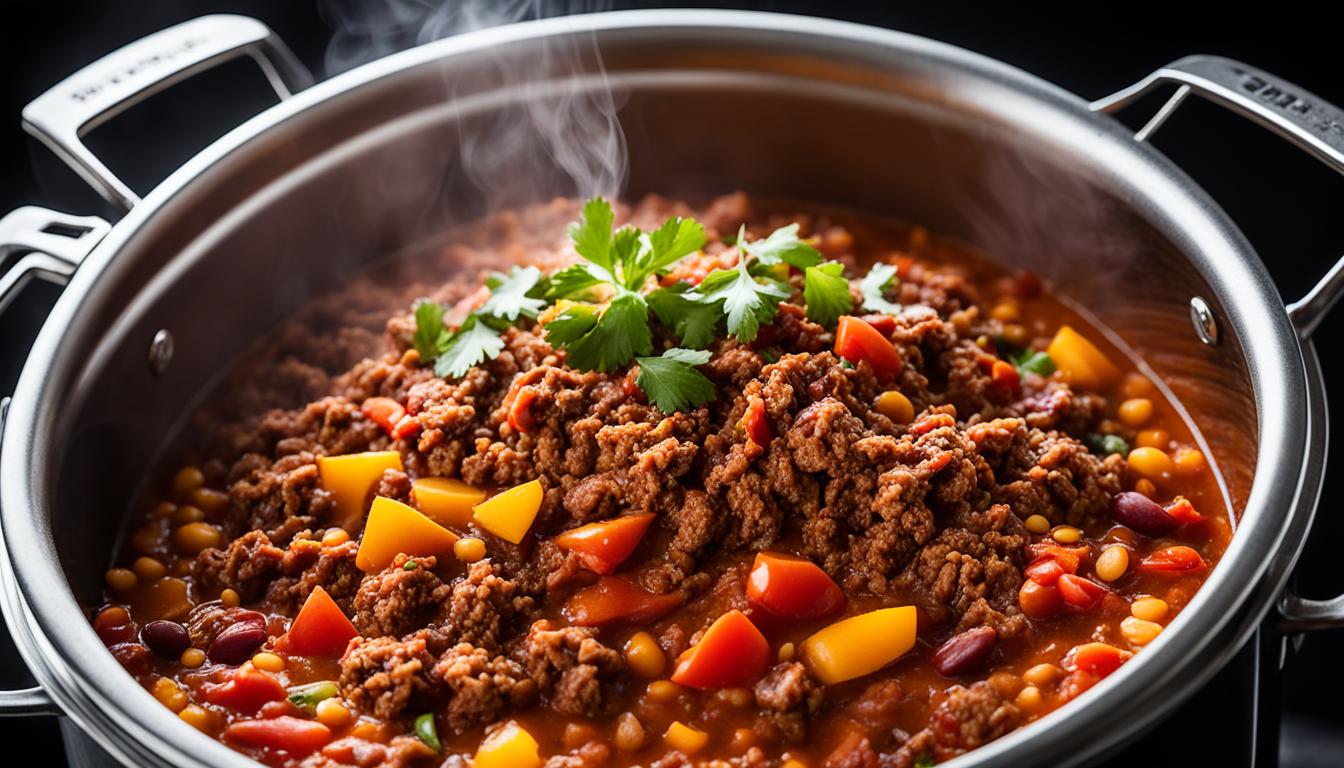 how to make pressure cooker chili