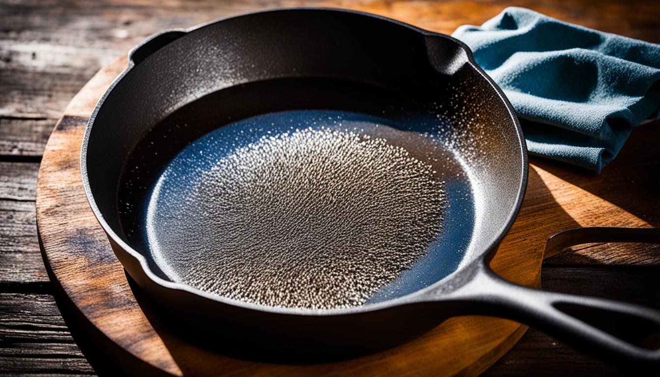 how to restore vintage cast iron cookware