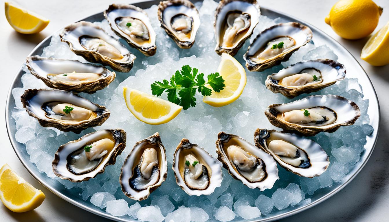 how to serve oysters on the half shell