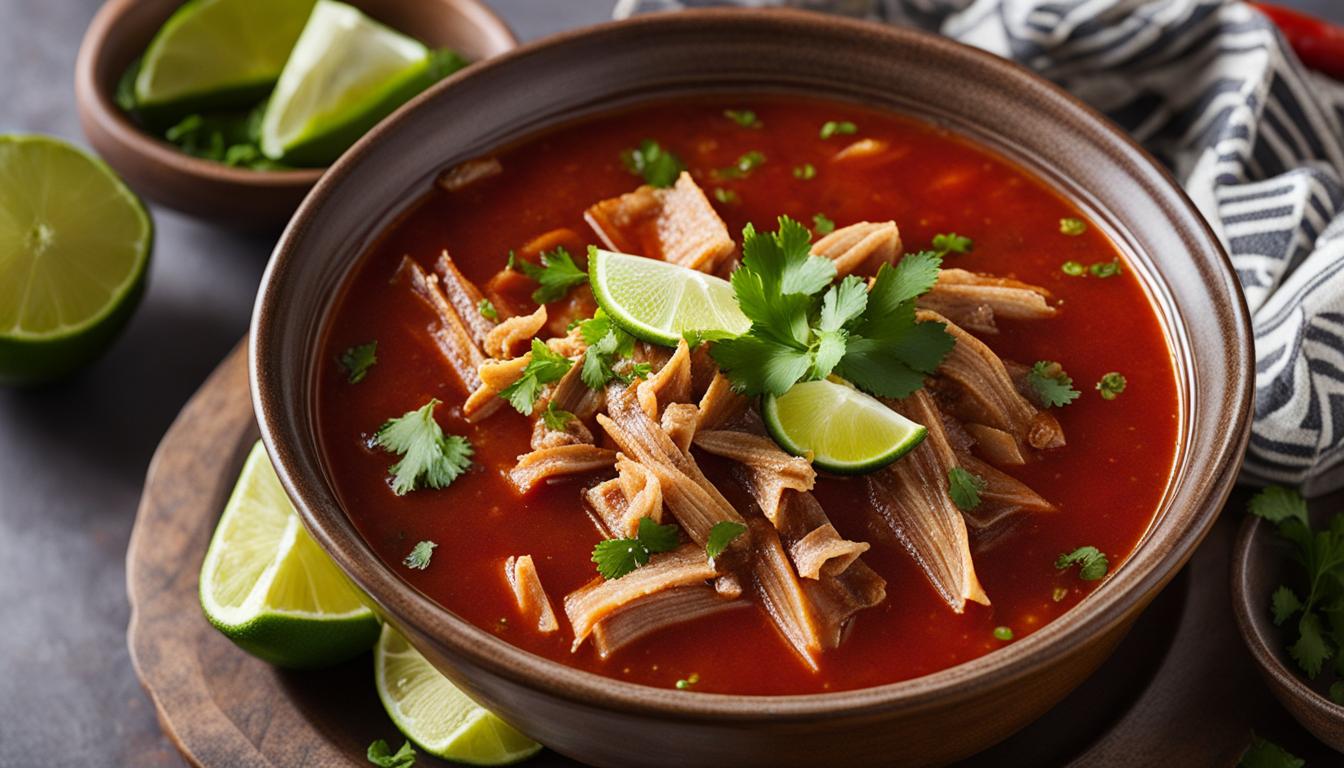 Authentic Menudo Mexican Soup Red Chile Tripe Recipe