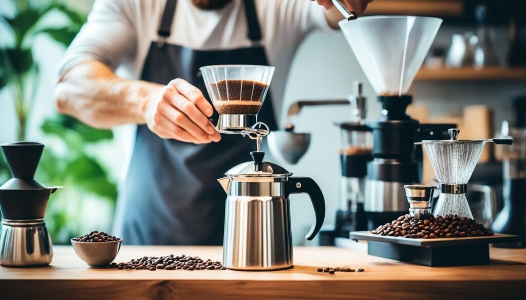 moka pot testing process