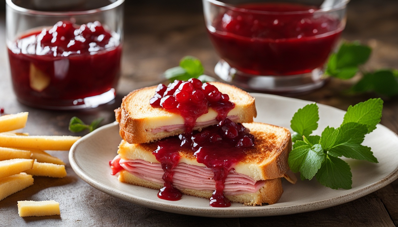 Monte Cristo Sandwich: Ham, Swiss & Red Currant