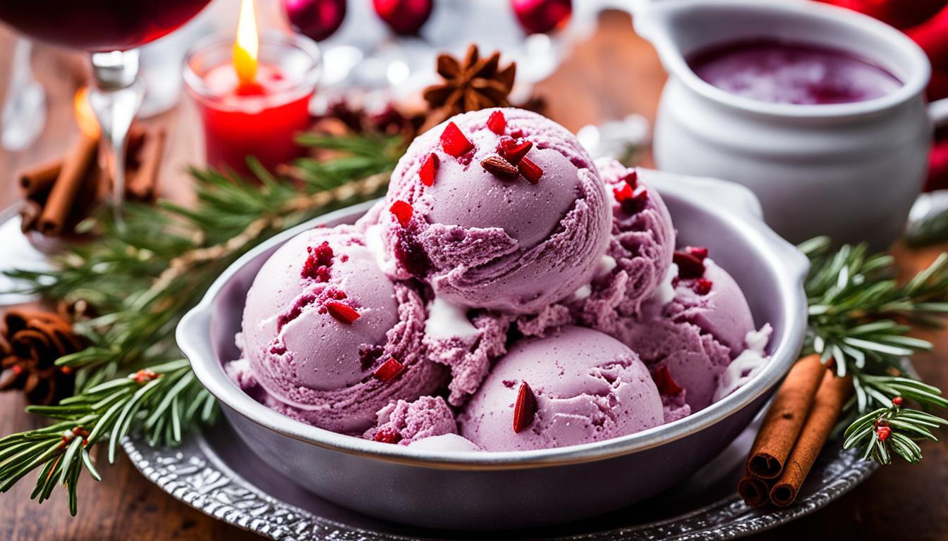 mulled wine ice cream recipe