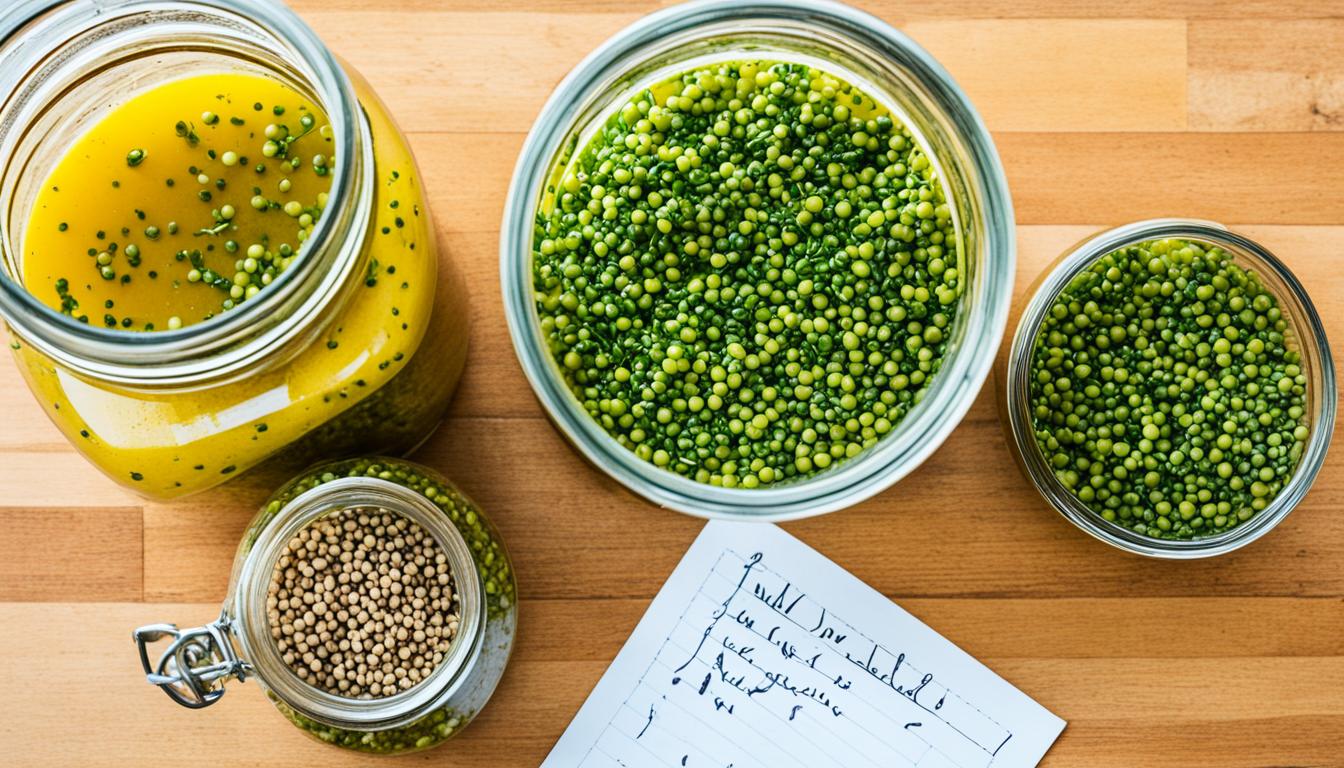 pickled mustard seeds