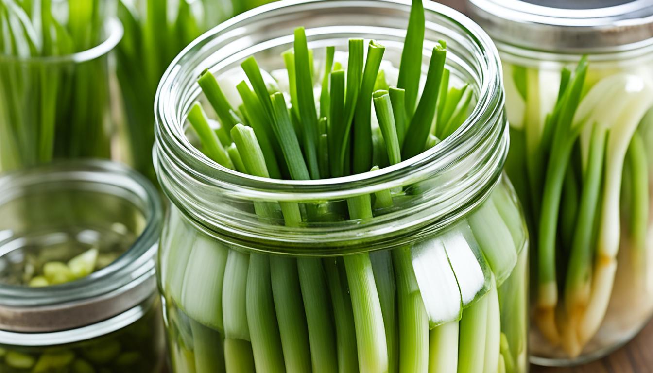 pickled spring onions how to pickle onions recipe