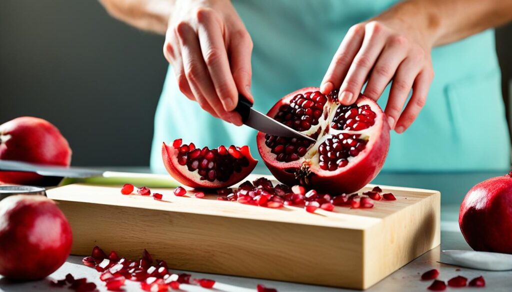 pomegranate juicing tips