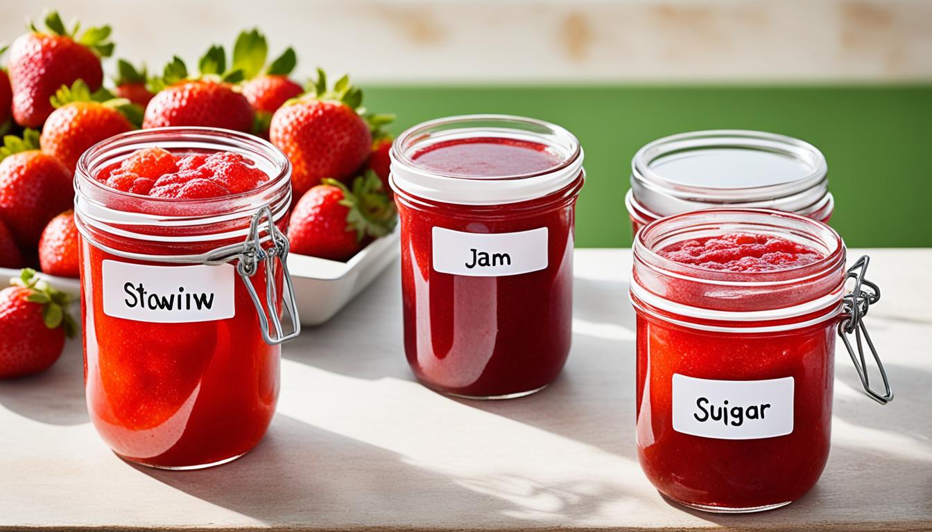 preserving water activity strawberry fruit jam pectin sugar