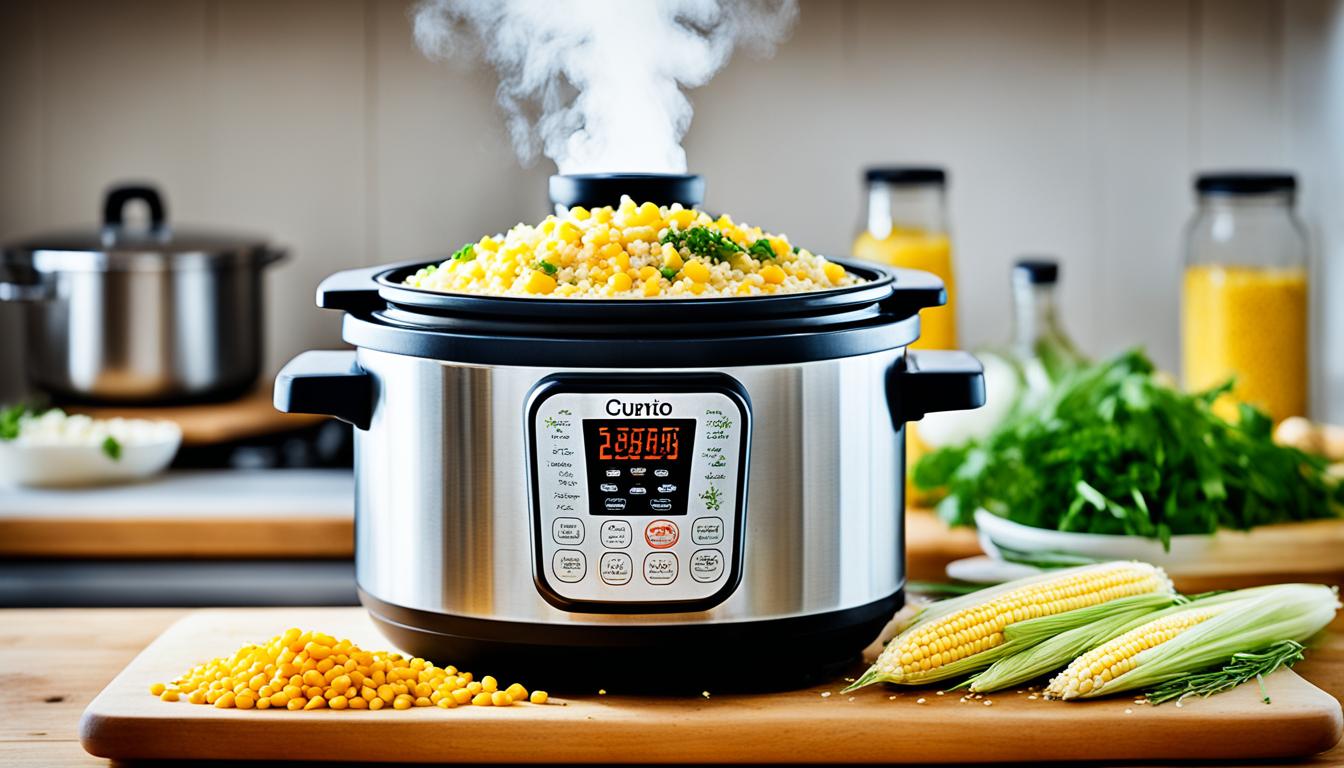 Easy Pressure Cooker Corn Risotto Recipe