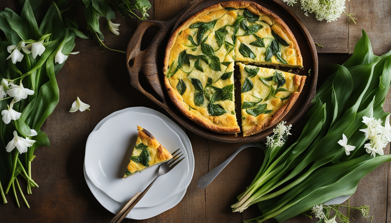 Perfect Puffy Ramp Frittata Recipe for Spring Brunch