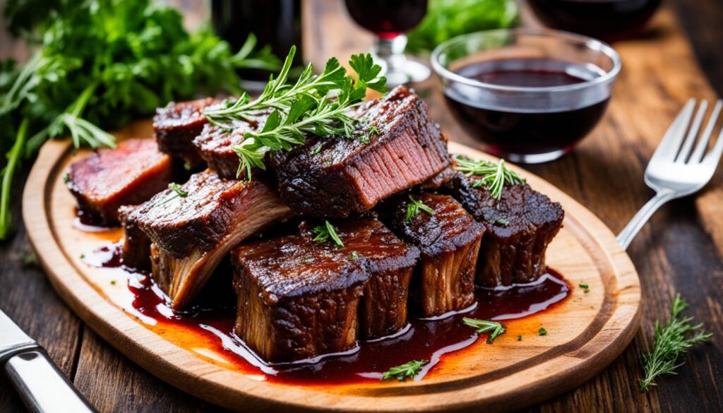 red wine braised short ribs for special occasions