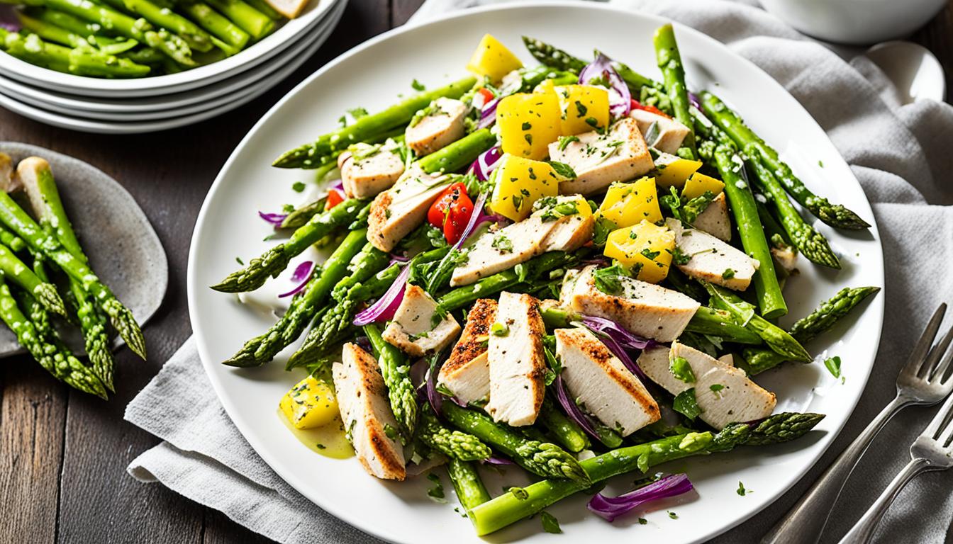 roast chicken asparagus panzanella recipe