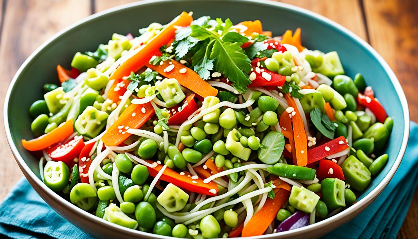 Vegan Shirataki Noodle Salad with Sichuan Flavor