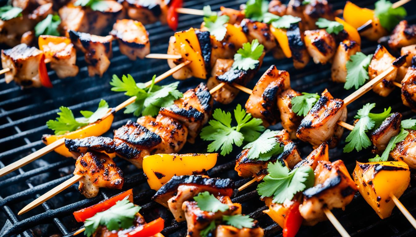 Smoky Spicy Yogurt Chicken Kebabs Recipe