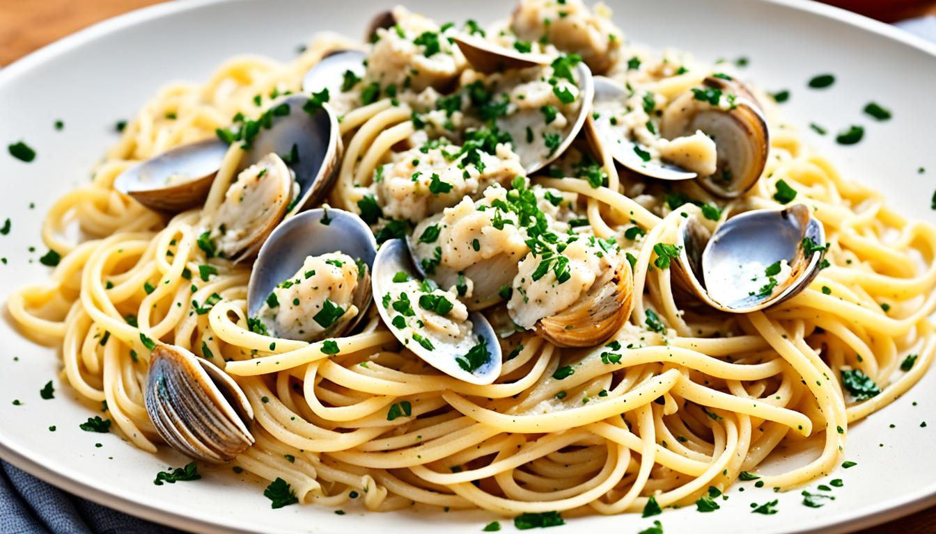 spaghetti with canned clam sauce