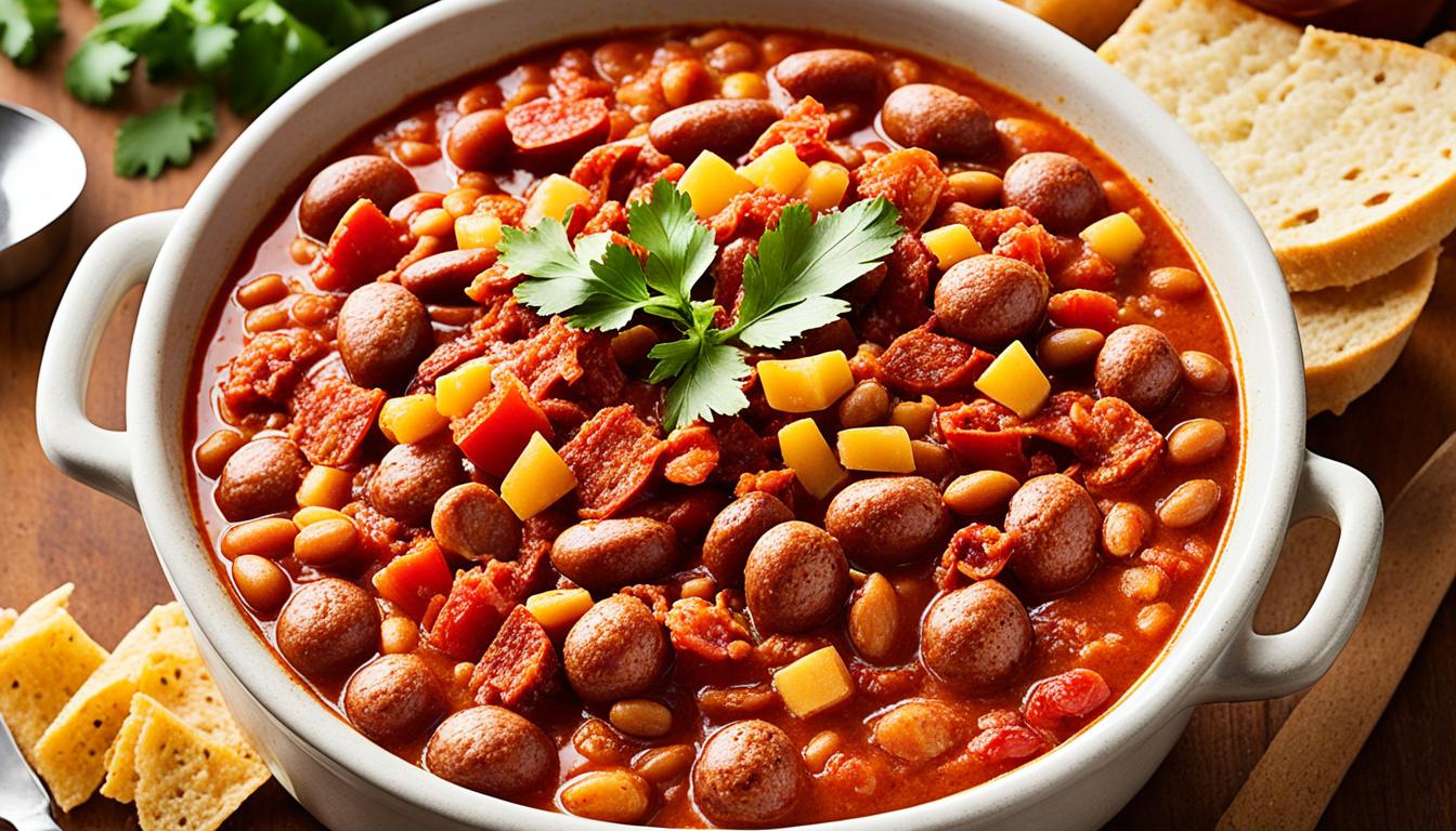 spicy chorizo and pinto bean chili recipe