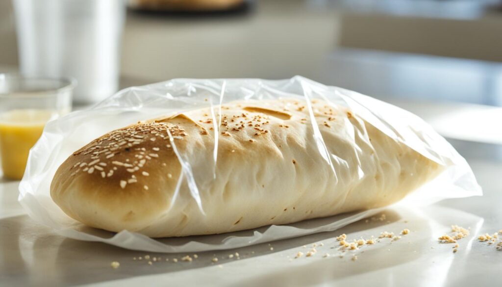 storing pita bread