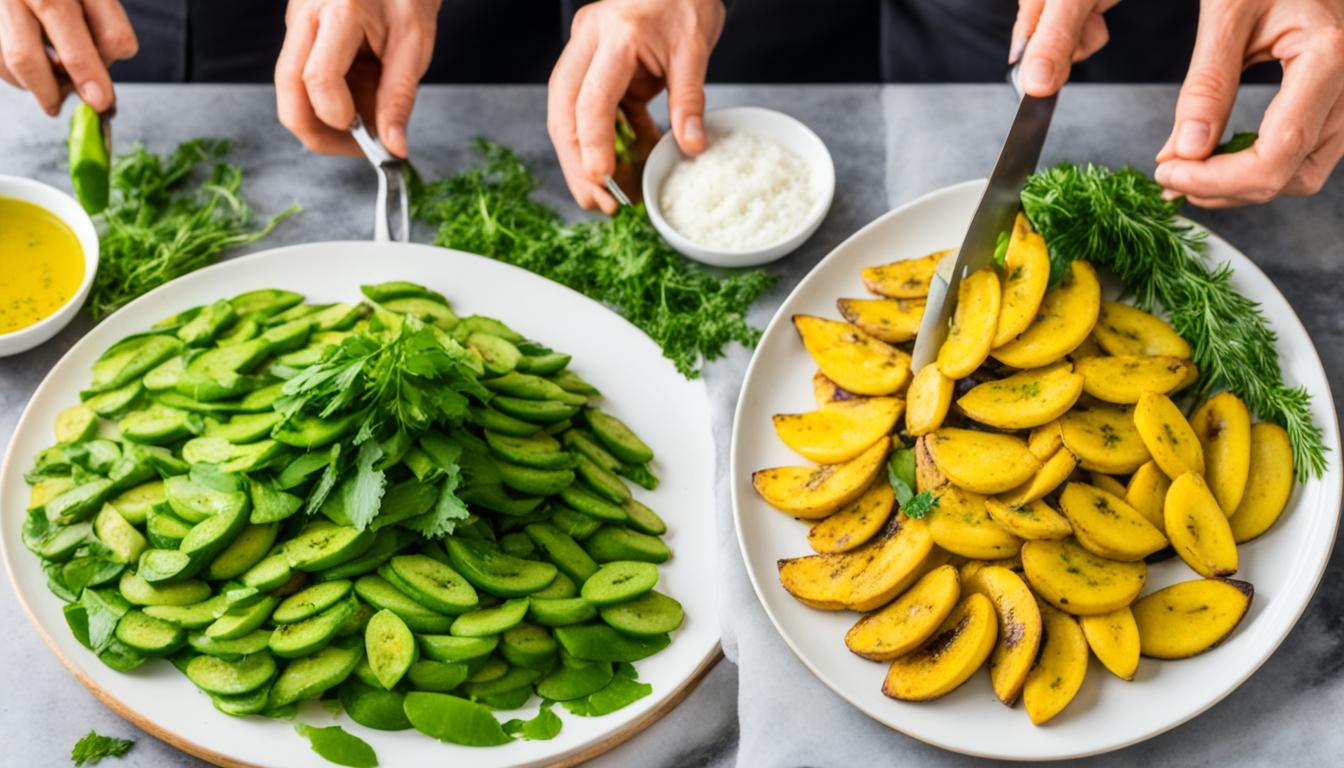 the best way to prepare green plantains