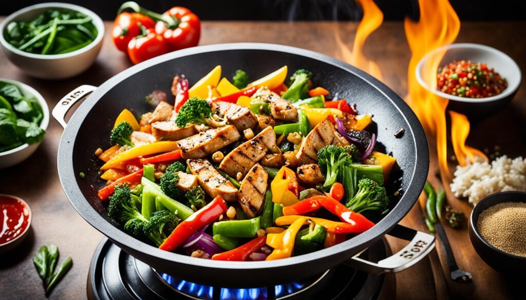 versatile wok cooking