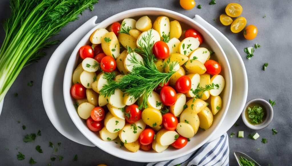 easy fingerling potato salad