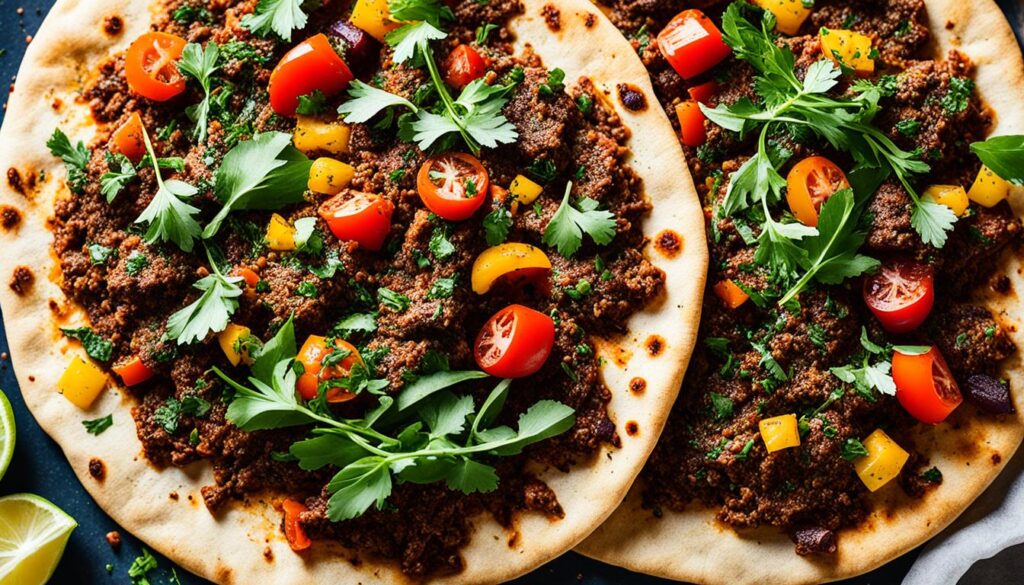 lahmajun armenian flatbread with spiced lamb recipe