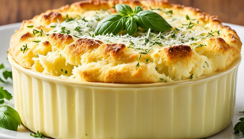 savory cheese souffle